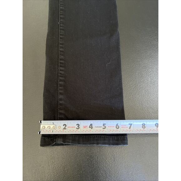 Southpole Jeans Juniors Size 13 Black Straight Mid Rise Stretch Denim 31" Inseam - Picture 14 of 14